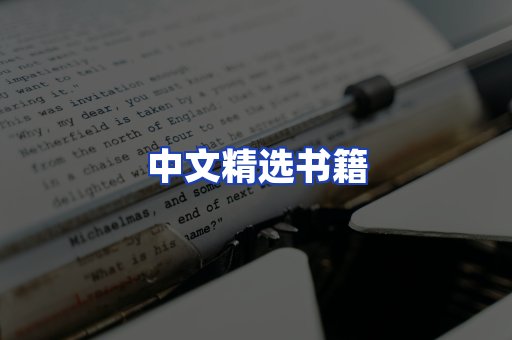 中文精选书籍